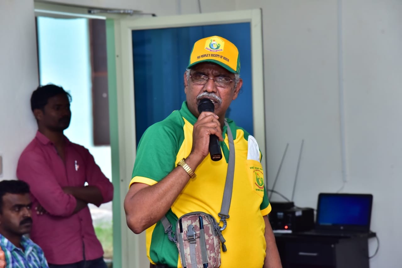 Mr Udayakumar proposing Vote of Thanks